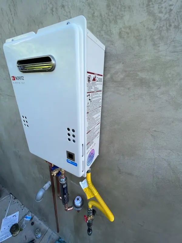 Tankless water heater installation for Acton homes